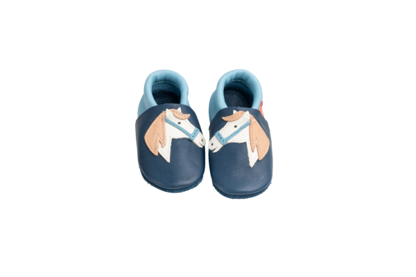 tap tap pferd blau