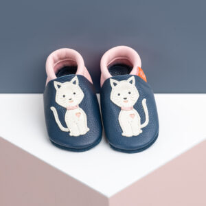 Katze blau/rosa