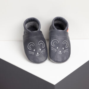 Graue Tap Tap Bio Schuhe mit Maus Motiv